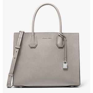 New!!!Michael Kors Pearl grey tote!
